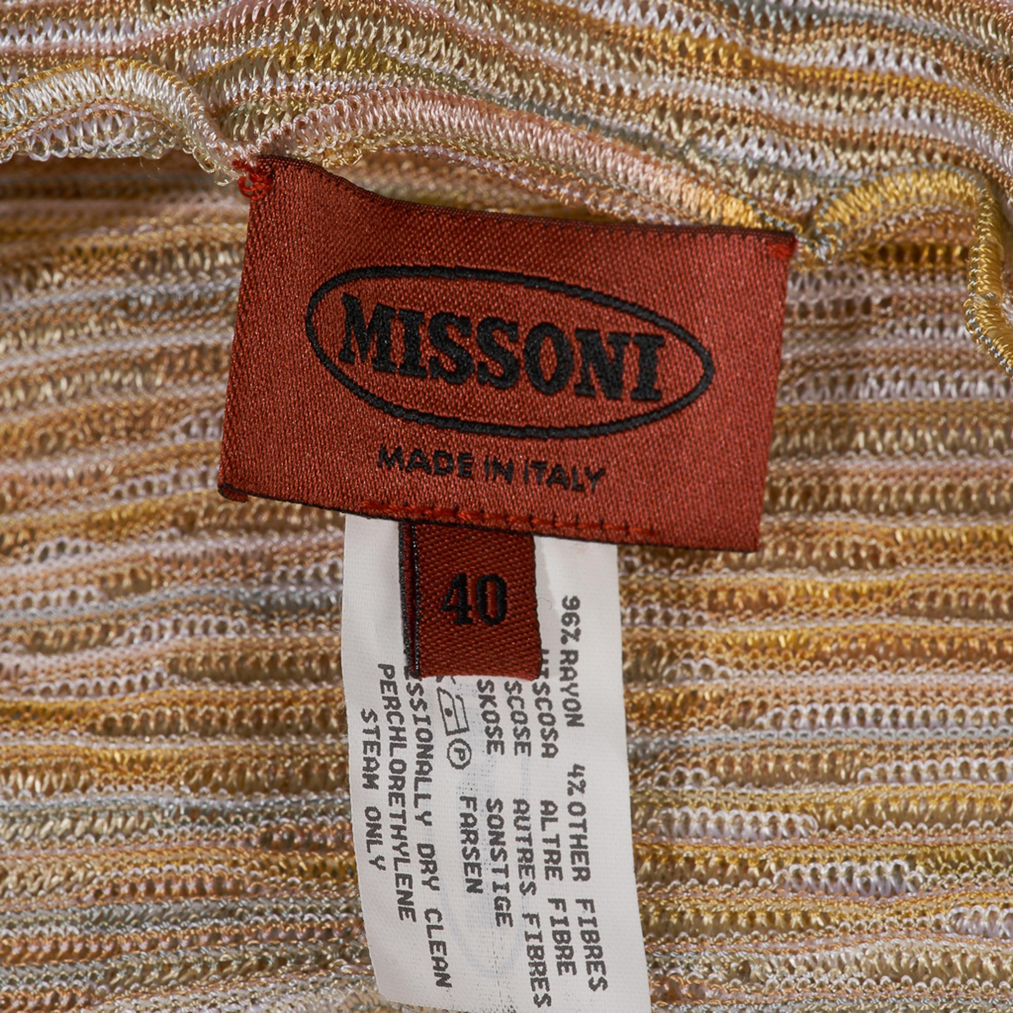 Missoni Dress and Cardigan Soft Pastel Colours Versatile 4 to 6 For Sale 4