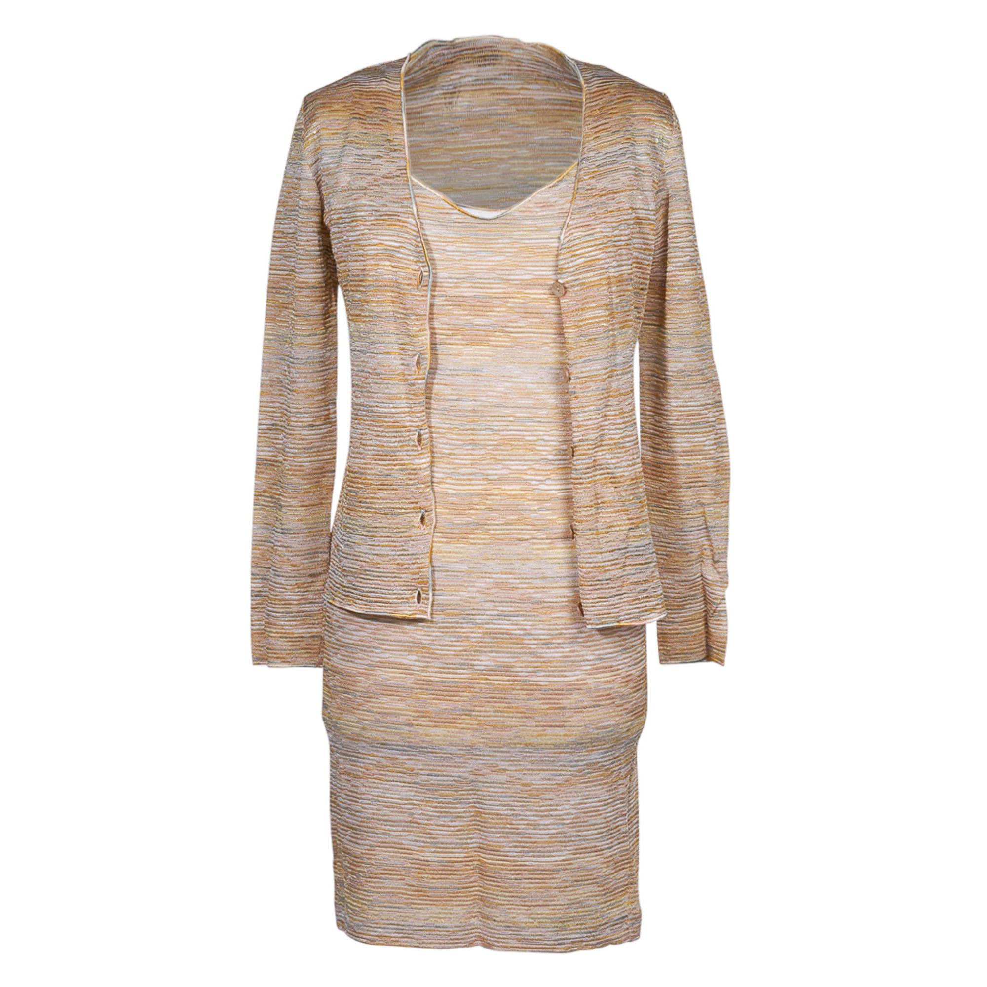 Missoni Dress and Cardigan Soft Pastel Colours Versatile 4 to 6