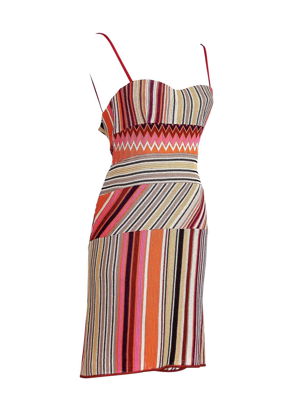 Missoni Dress Strapless Stunning Knit Rear Fishtail  42 / 6  New For Sale 4