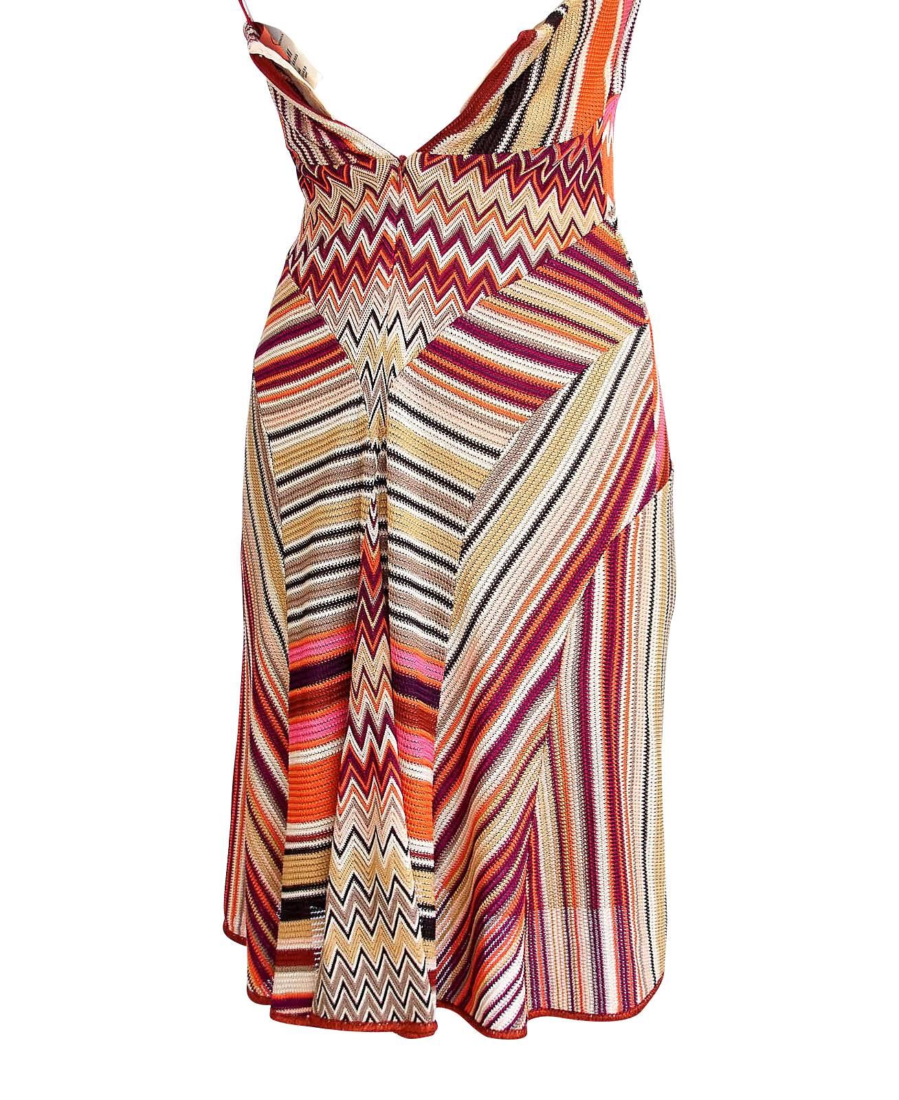 Beige Missoni Dress Strapless Stunning Knit Rear Fishtail  42 / 6  New For Sale