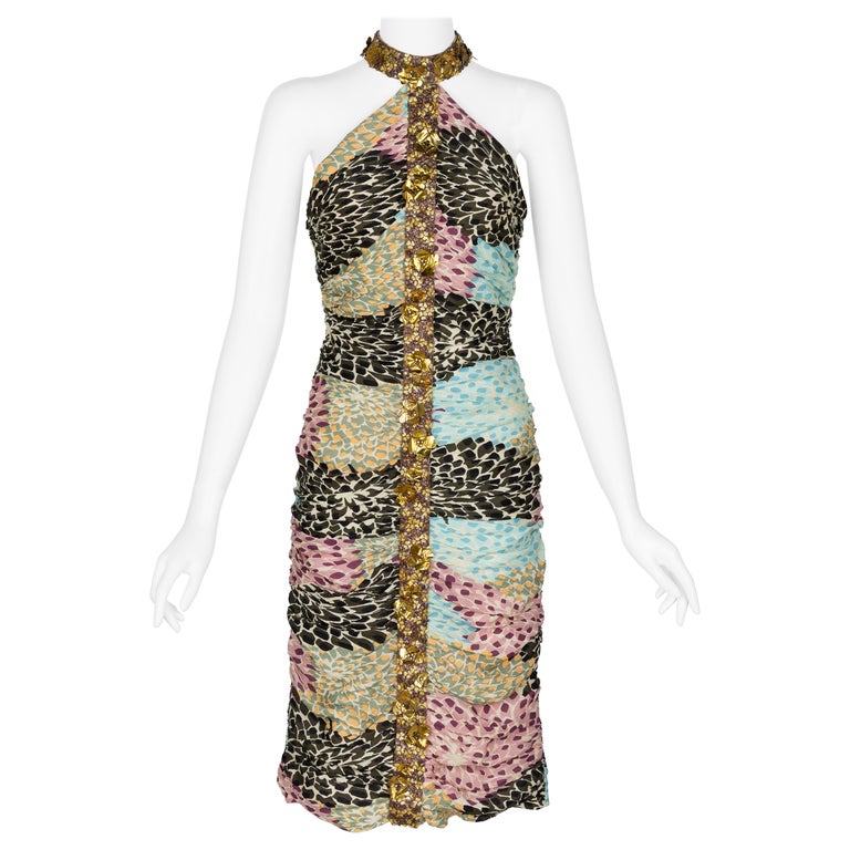 slim fit dress slacks Missoni Halter Wrap Dress Size 6  KMK Luxury Consignment