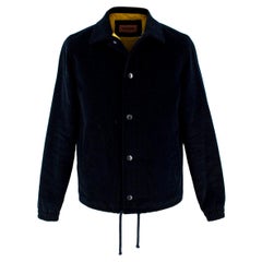 Missoni Embroidered Navy Cord Jacket - XS