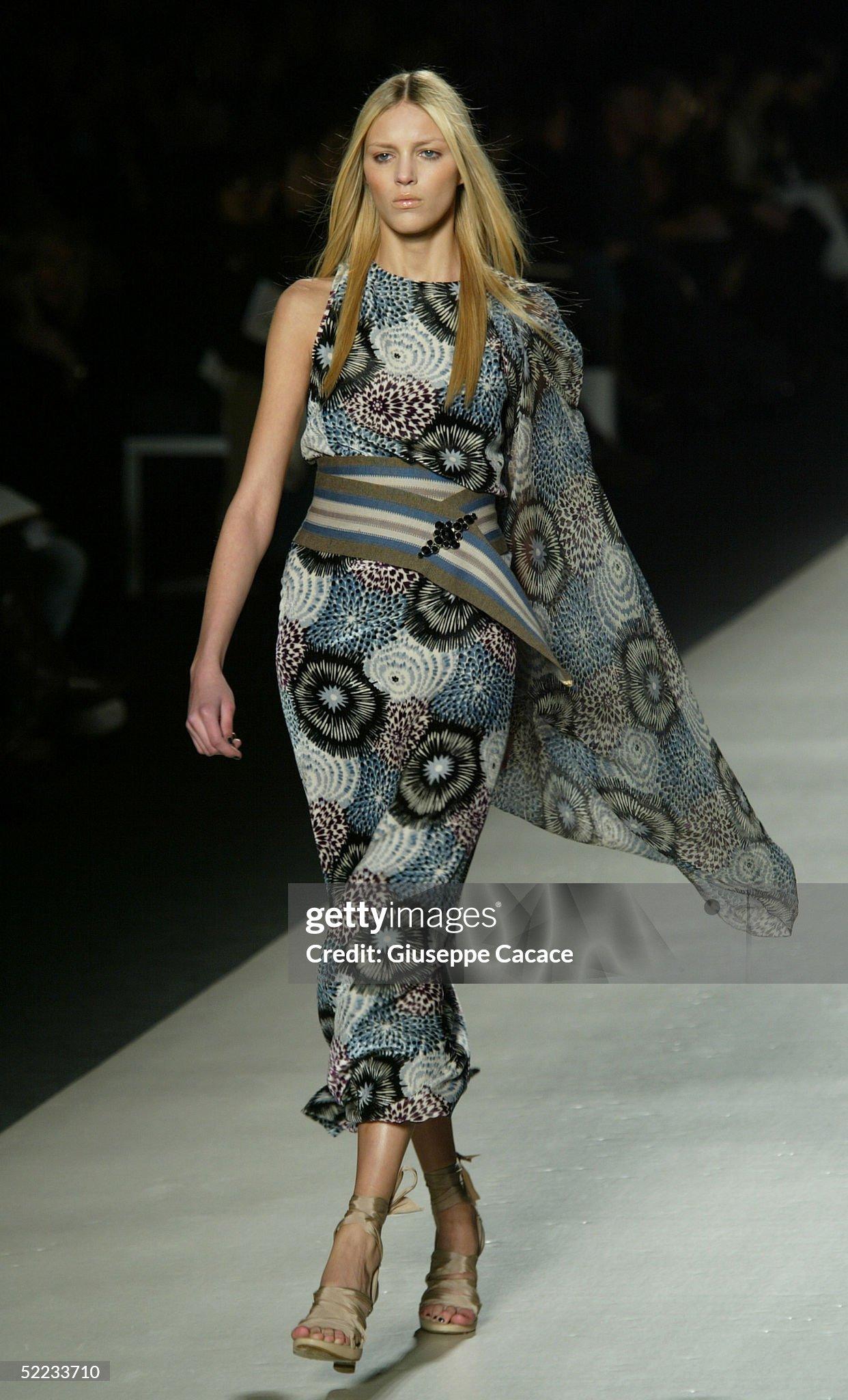 Cintura Obi in maglia multicolore Missoni Autunno 2005 con finiture in pelle in vendita 3