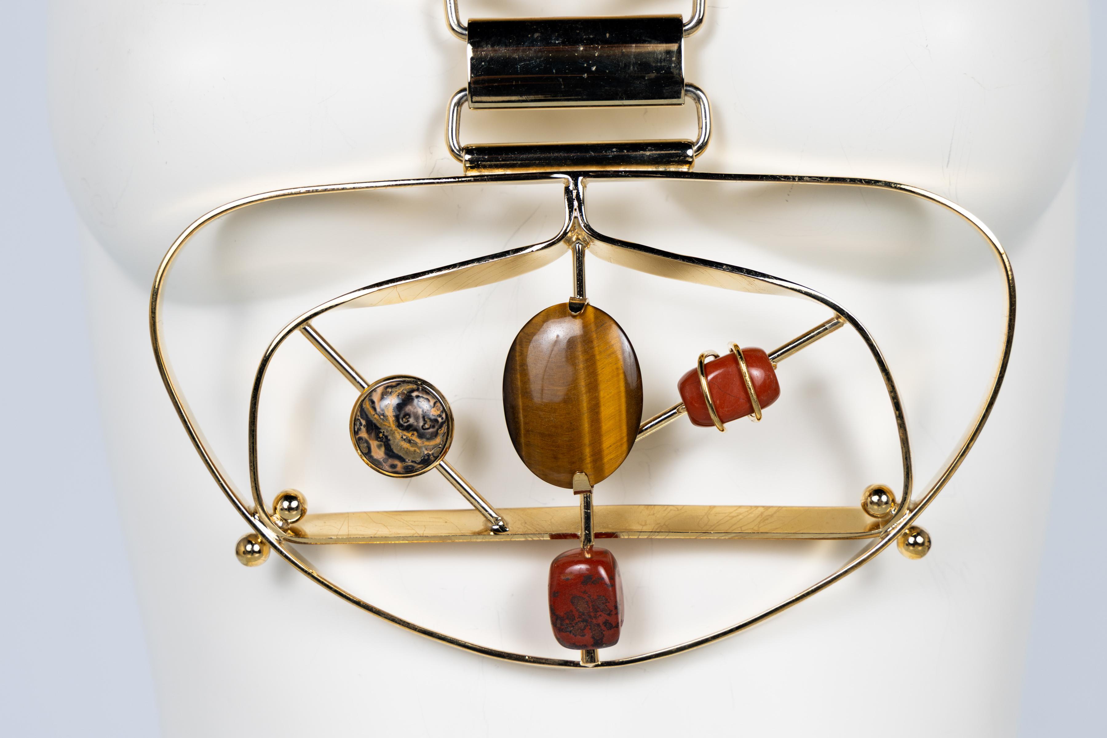 Missoni Fall 2008 Runway Body Necklace - Sculptural, Semi-Precious, Iconic en vente 2