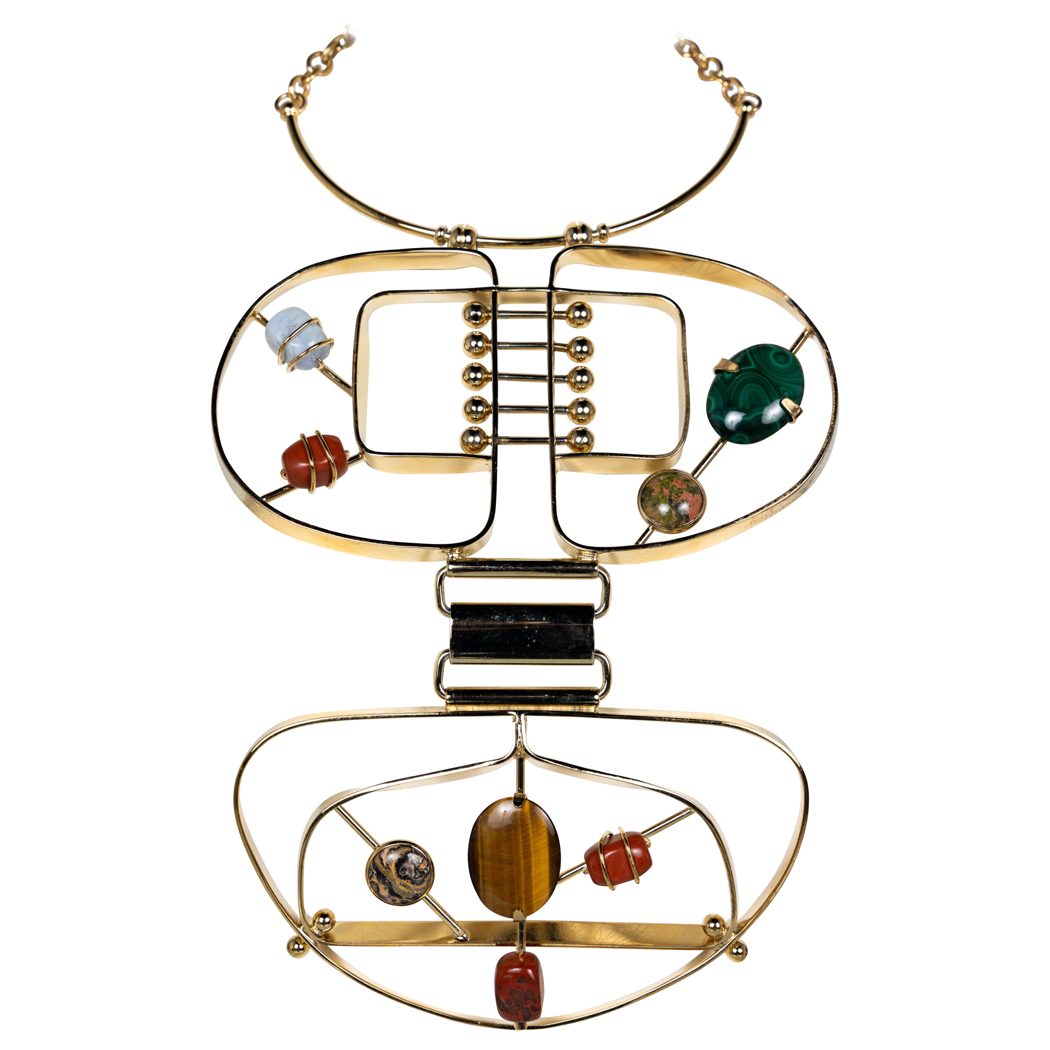 Missoni Fall 2008 Runway Body Necklace - Sculptural, Semi-Precious, Iconic en vente