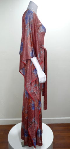 Missoni Floral Lamé Kaftan