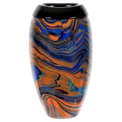 Missoni for Arte Vetro Murano 14.25” Tall Glass Vase