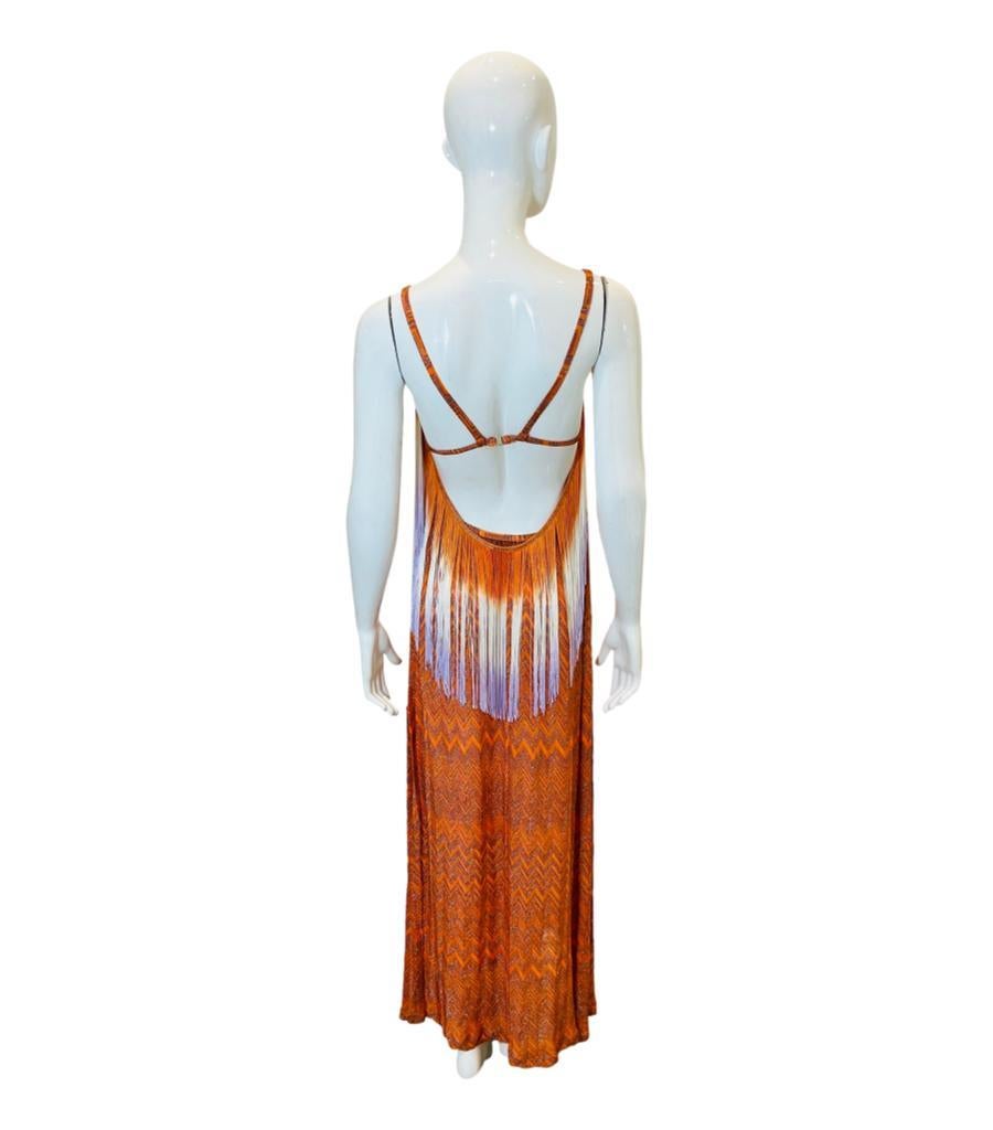 Women's Missoni Fringe Detailed Knitted Summer Dress