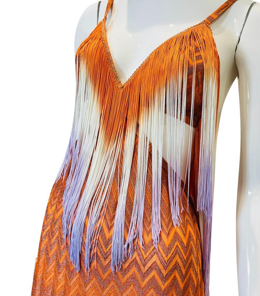 Missoni Fringe Detailed Knitted Summer Dress 1
