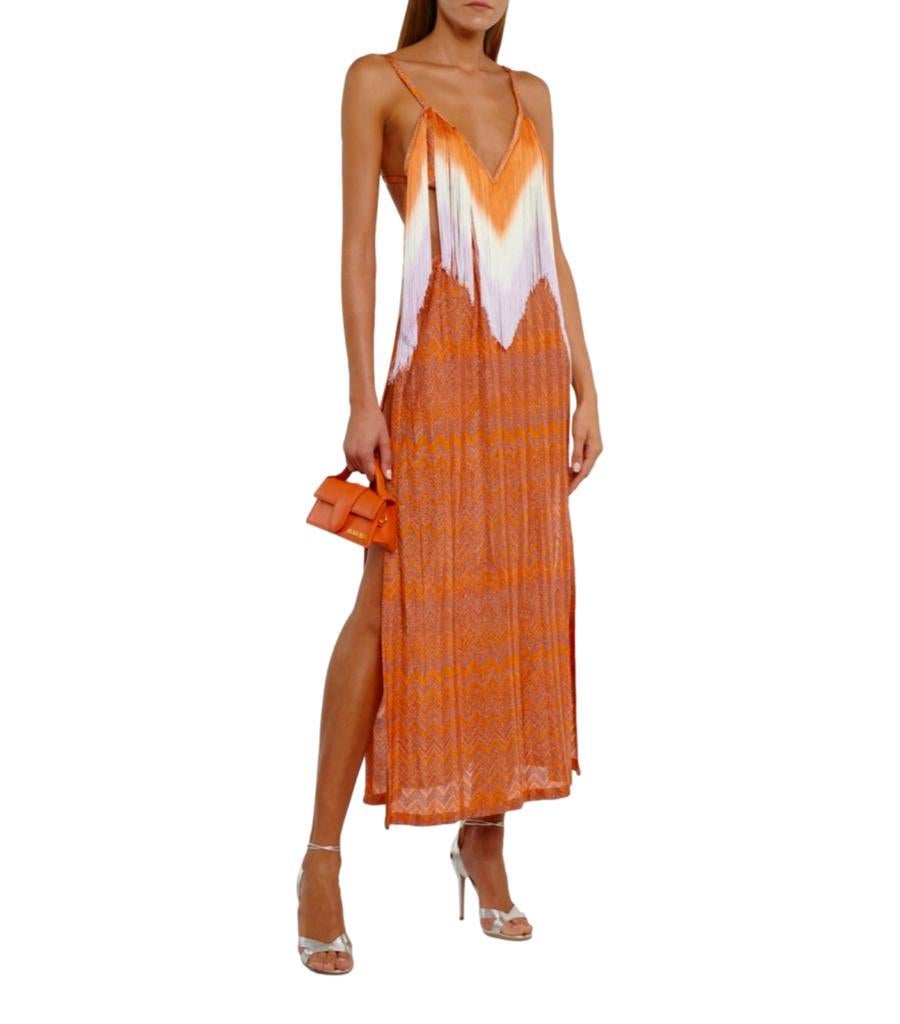 Missoni Fringe Detailed Knitted Summer Dress 2