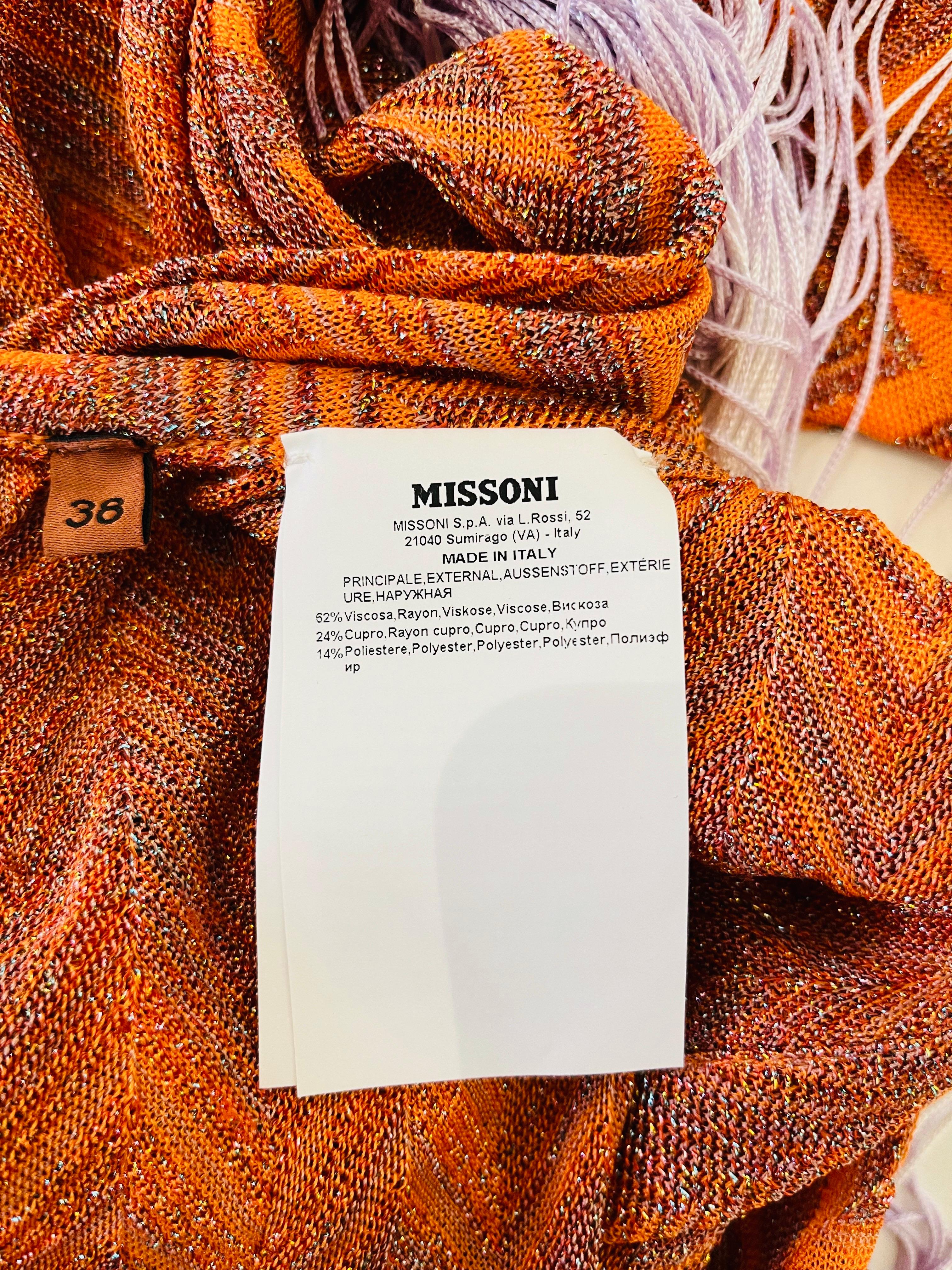 Missoni Fringe Detailed Knitted Summer Dress 4