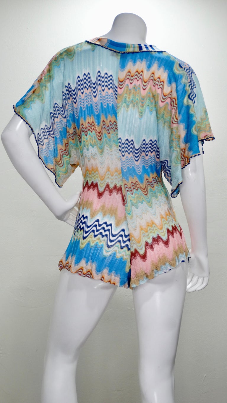 Missoni Geometric Knit Romper For Sale at 1stDibs
