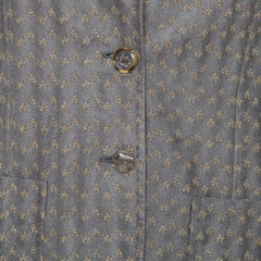 Missoni Gold & Grey Lurex Knit Blazer L