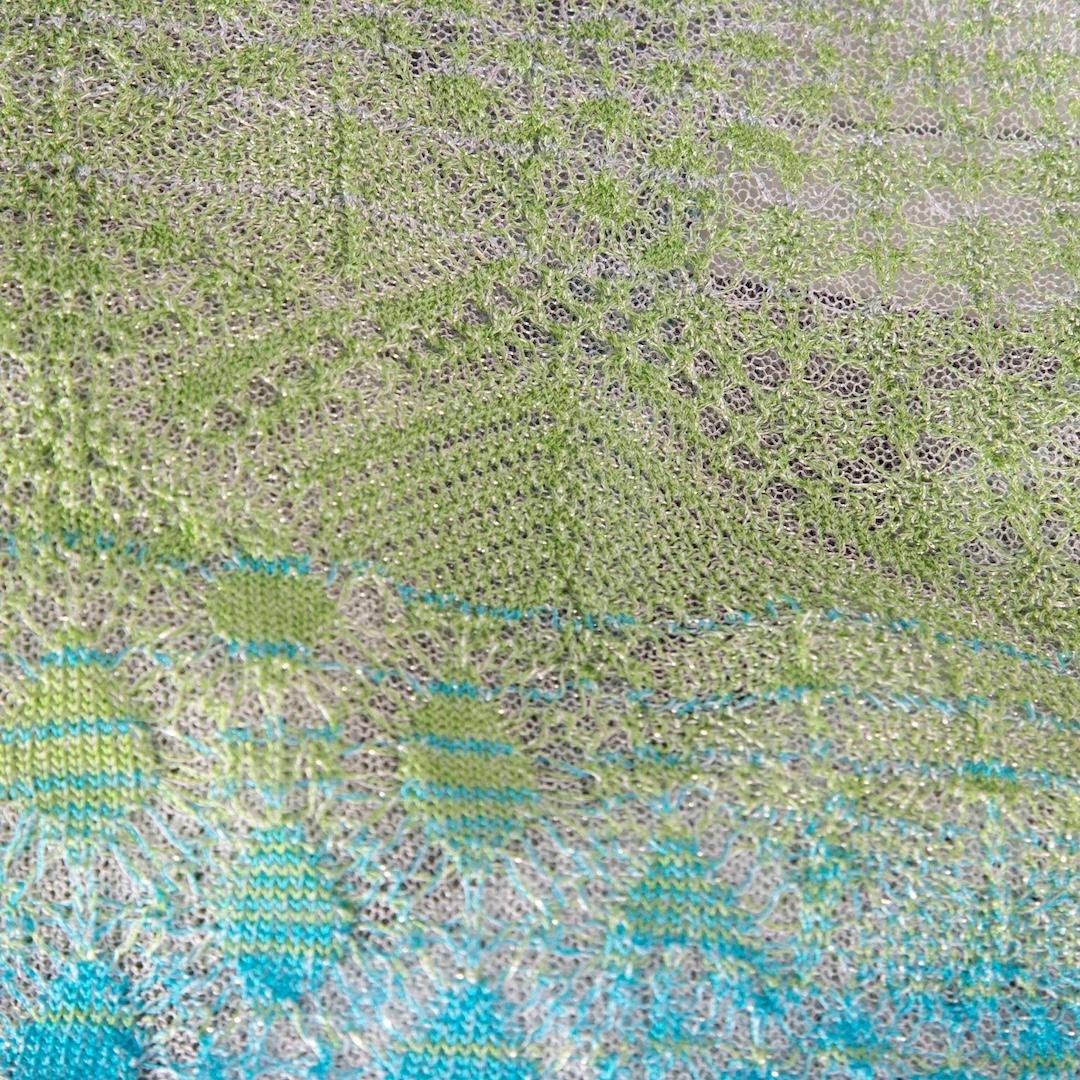 Missoni Gradient Metallic Knit Cardigan Size L (Schwarz) im Angebot