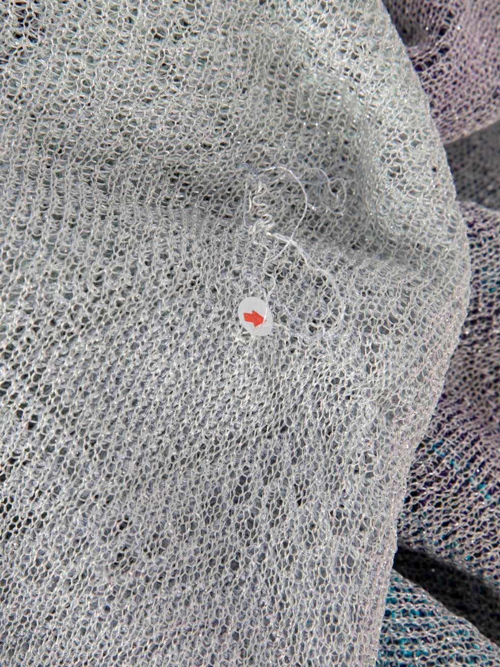 Missoni Gradient Metallic Knit Cardigan Size L im Zustand „Gut“ im Angebot in London, GB