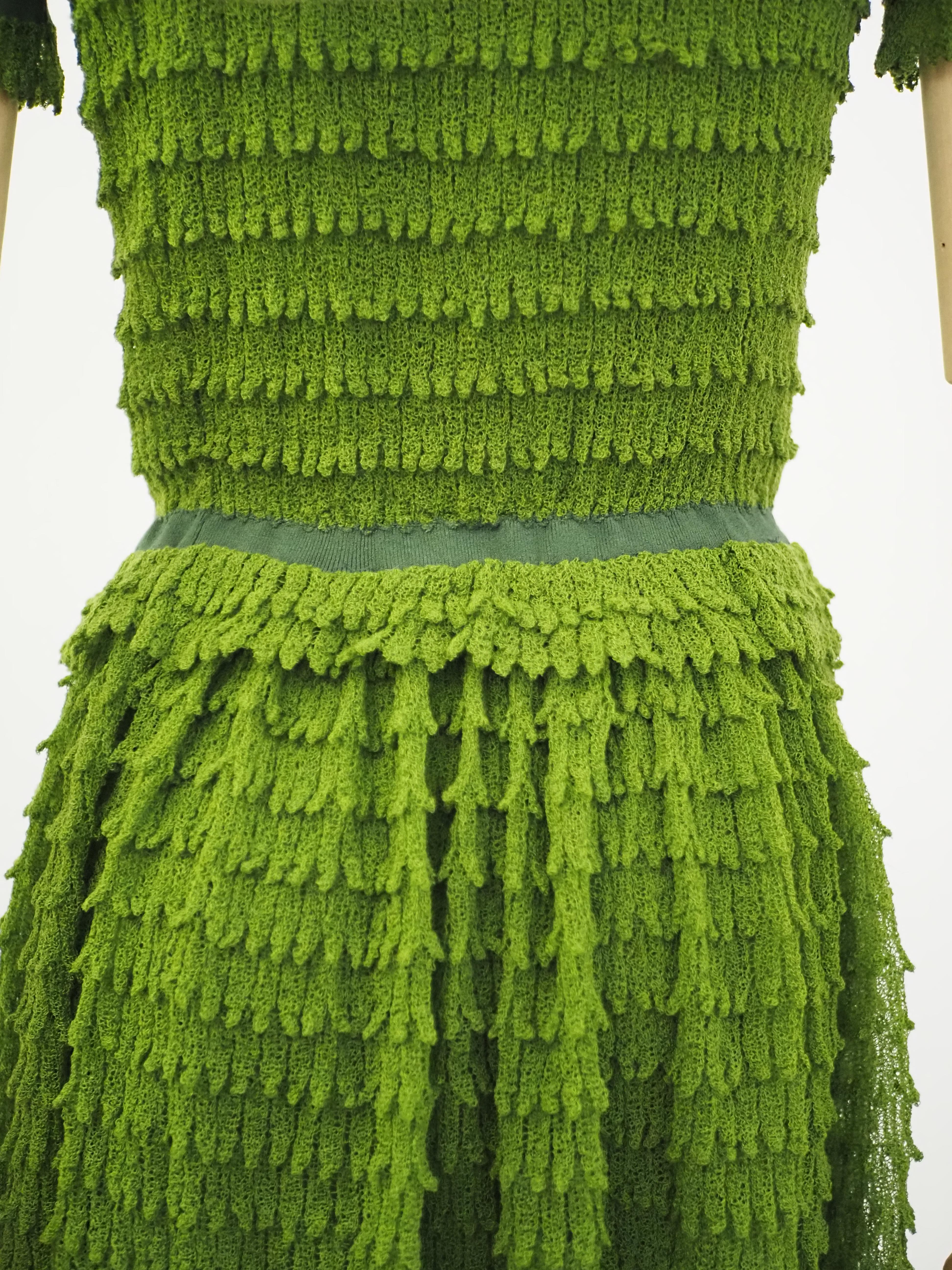 Missoni Green dress NWOT 6