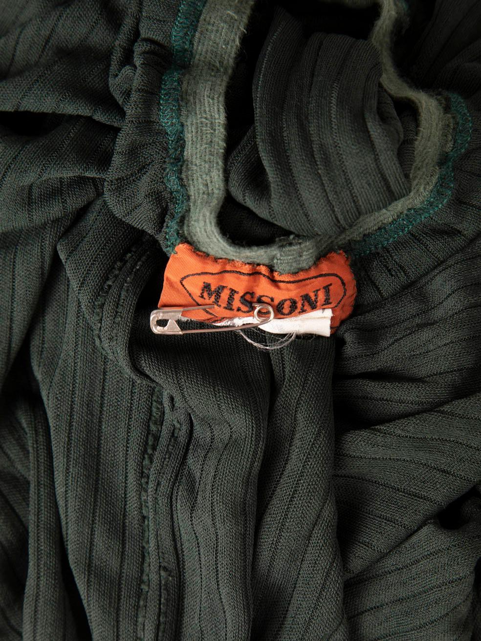 Missoni Falda elástica verde hasta la rodilla Talla S en venta 5