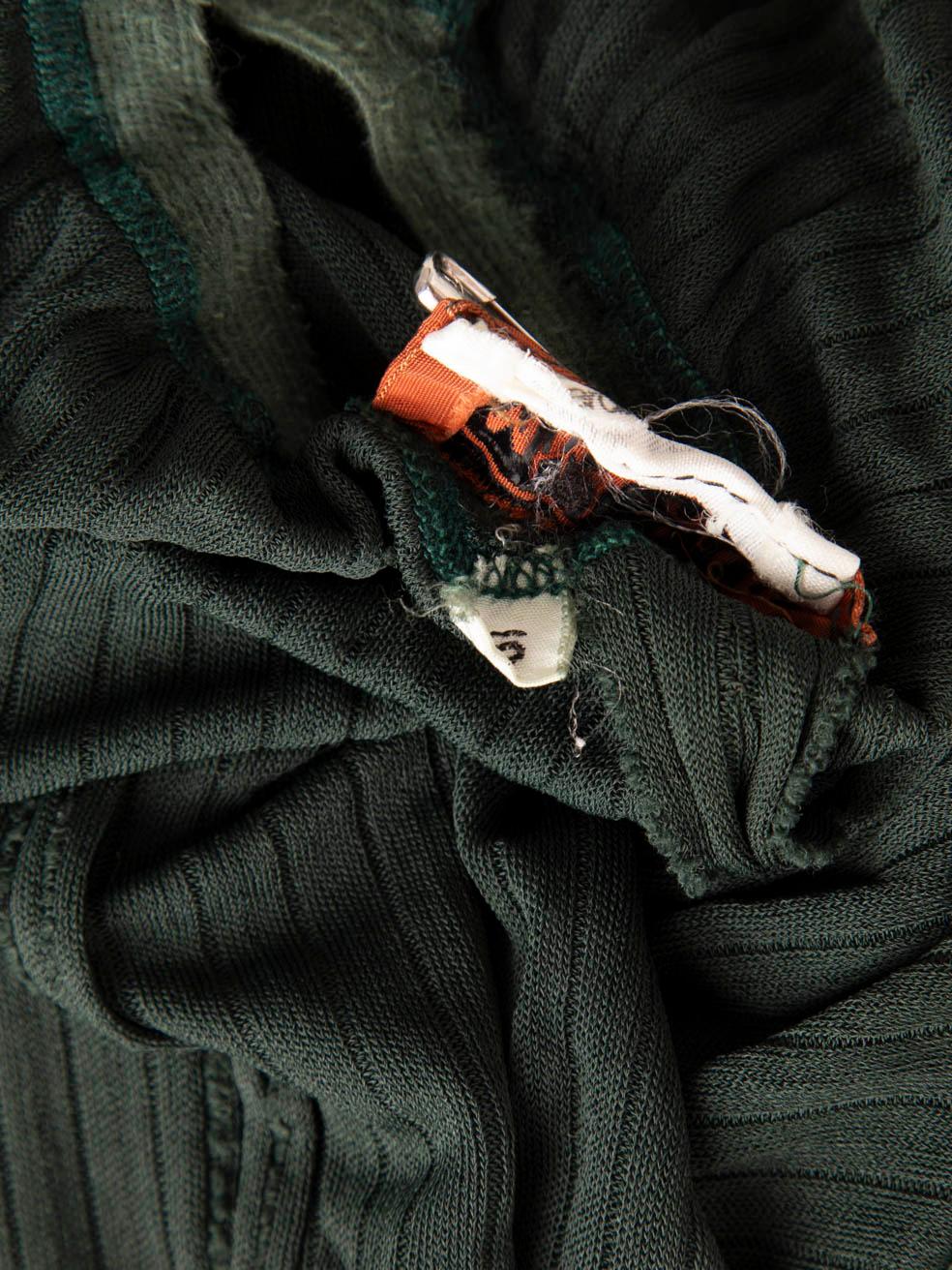 Missoni Falda elástica verde hasta la rodilla Talla S en venta 4
