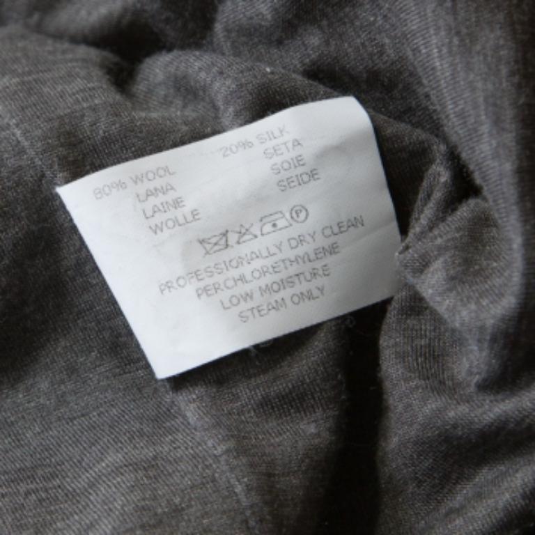Black Missoni Grey Jersey Cowl Neck Detail Noodle Strap Top M