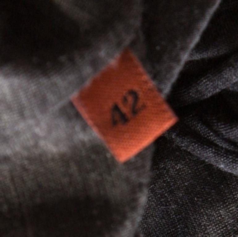 Missoni Grey Jersey Cowl Neck Detail Noodle Strap Top M In Good Condition In Dubai, Al Qouz 2