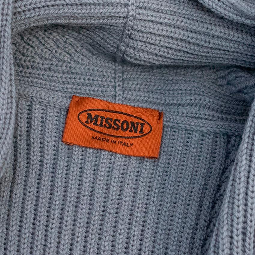 Women's Missoni Grey Knit Sleeveless Cardigan  US 6