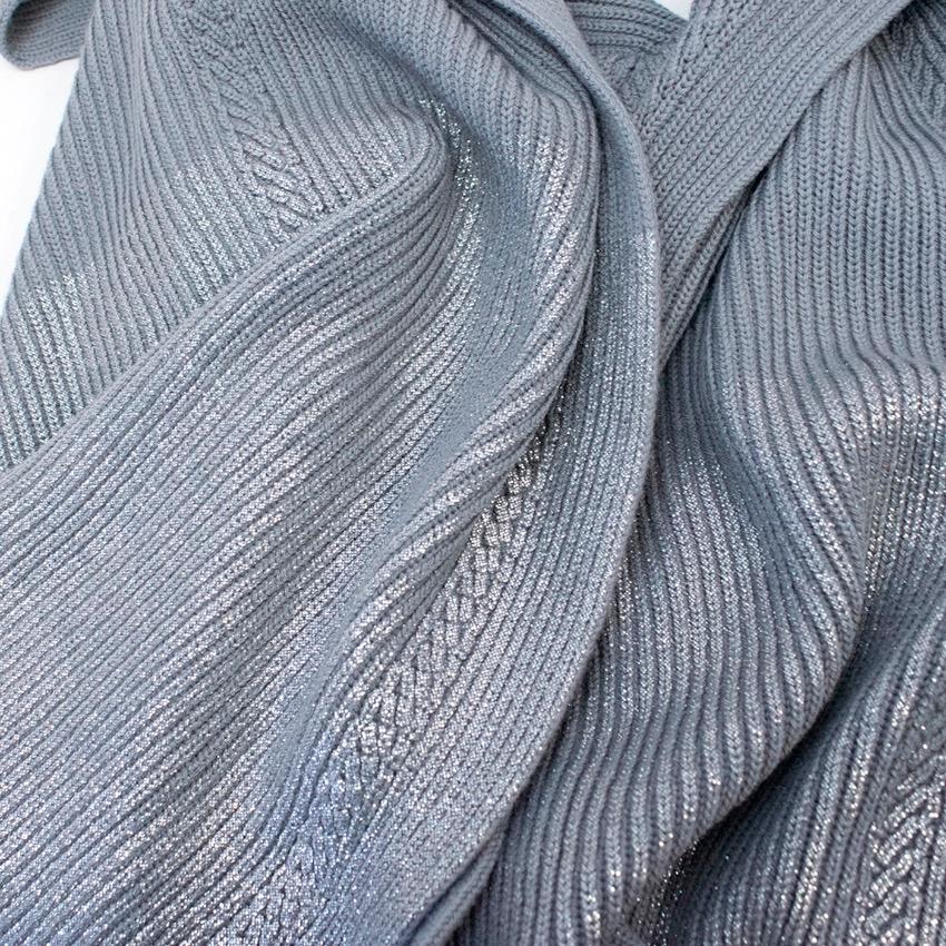 Missoni Grey Knit Sleeveless Cardigan  US 6 2