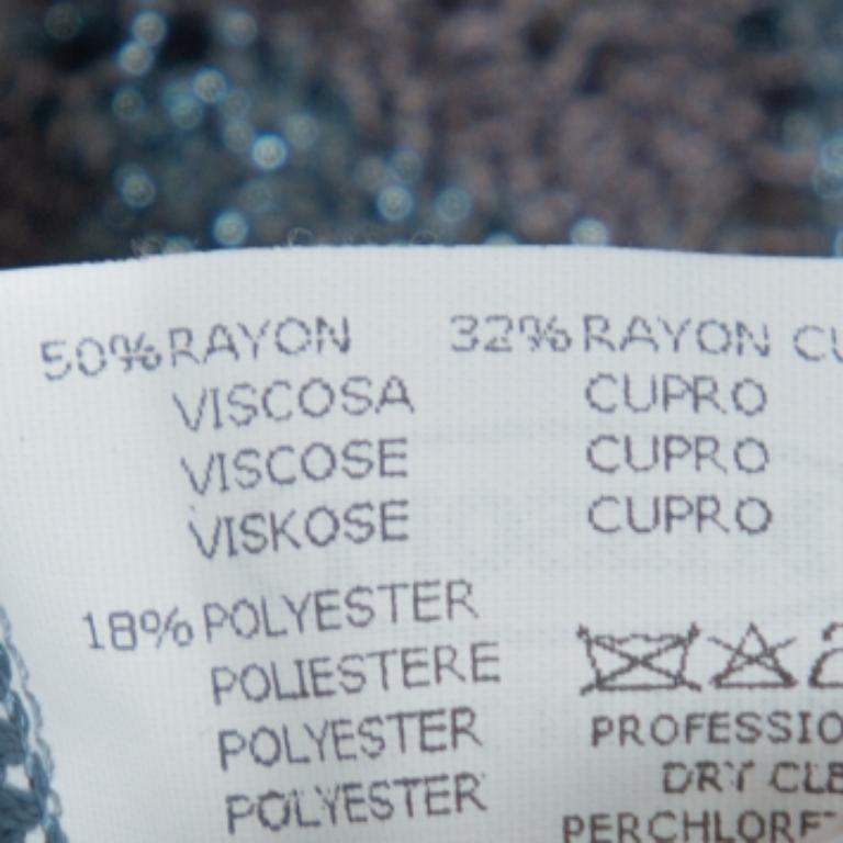 Missoni Grey Lurex Knit Crystal Embellished Top and Cardigan Set L For Sale 2