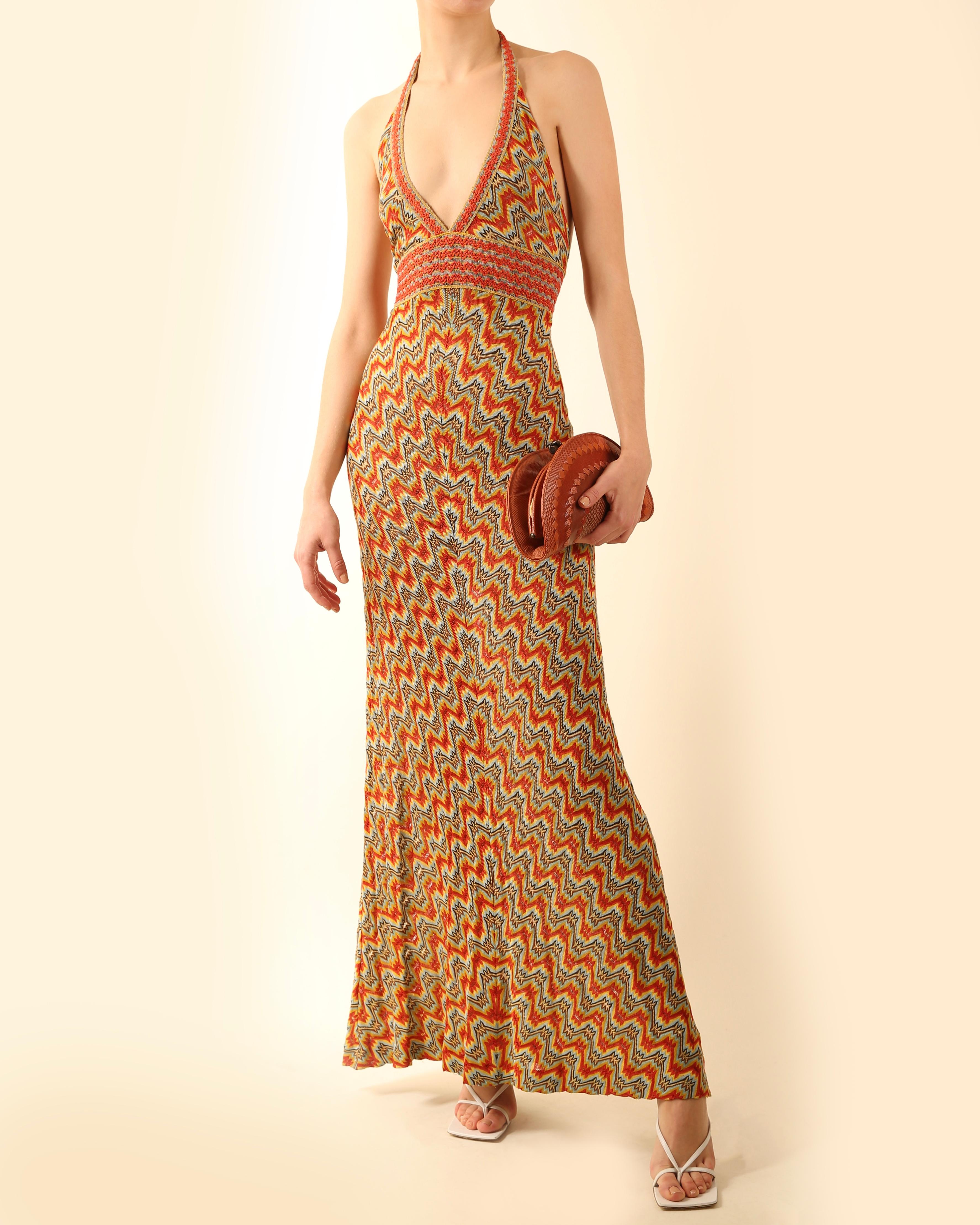 missoni halter neck dress