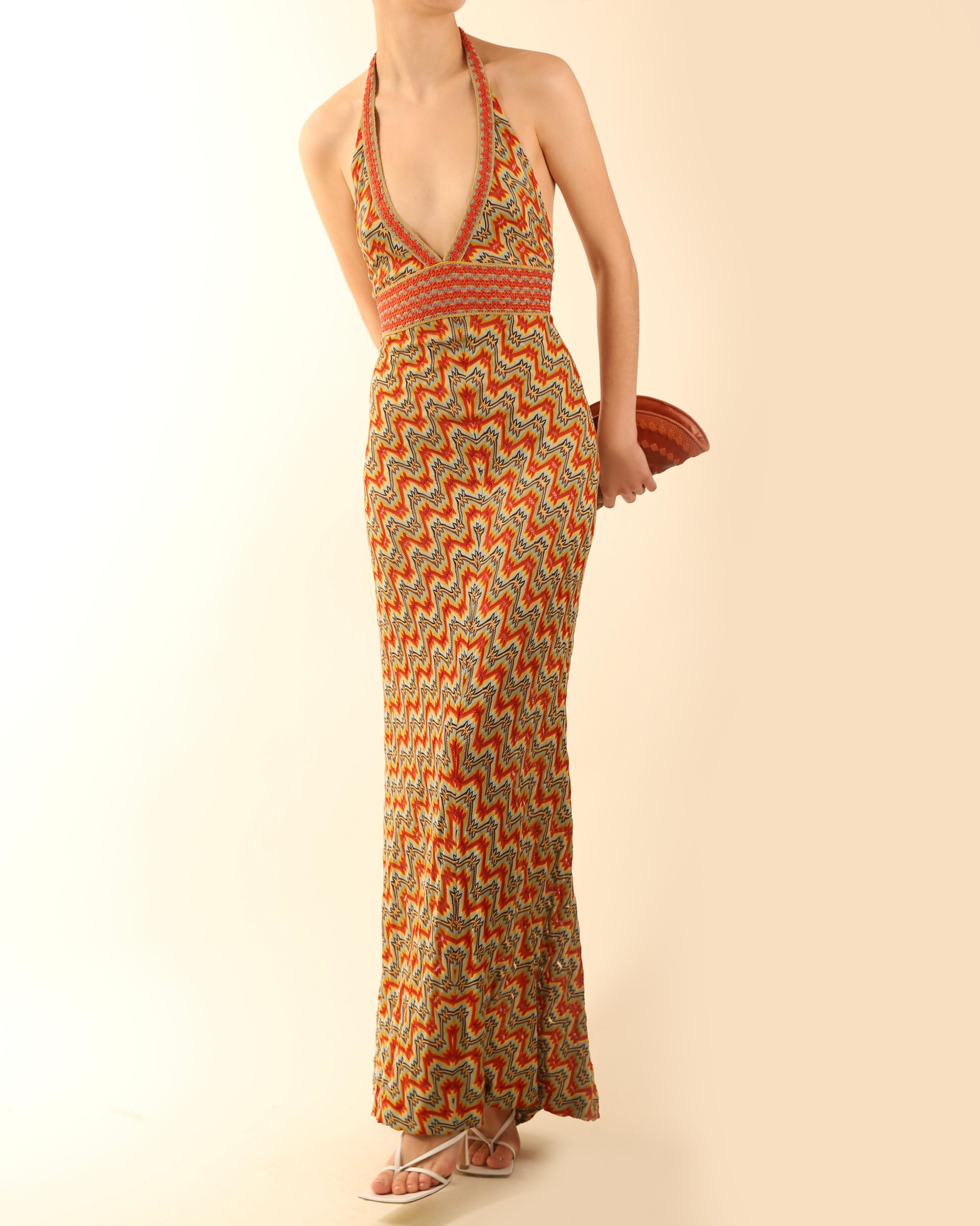 missoni halter dress