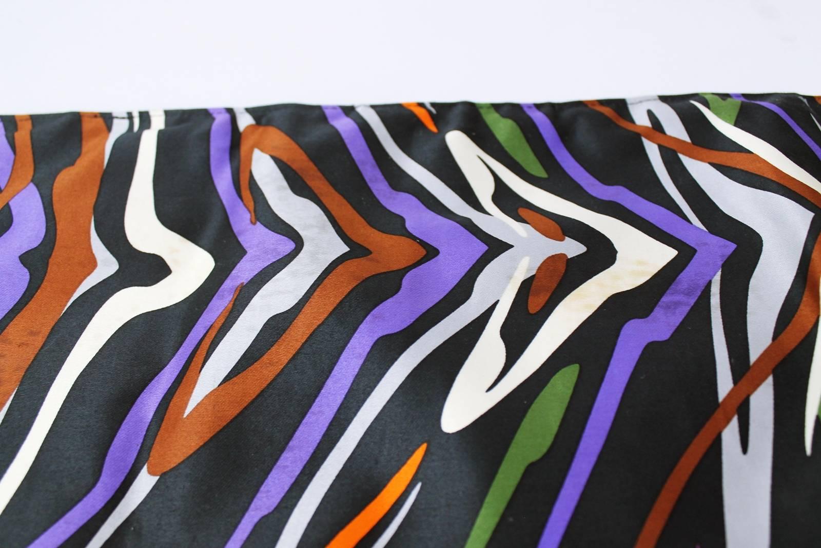 Missoni Home Ambrogina Folding Chair in Printed Satin Tiger Fabric 3