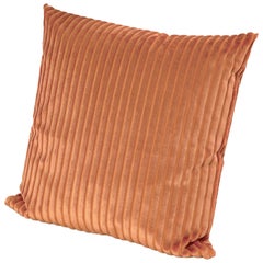 Missoni Home Coomba Cushion in Orange Striped Velvet