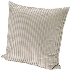 Missoni Home Coomba Cushion with Ivory Striped Velvet