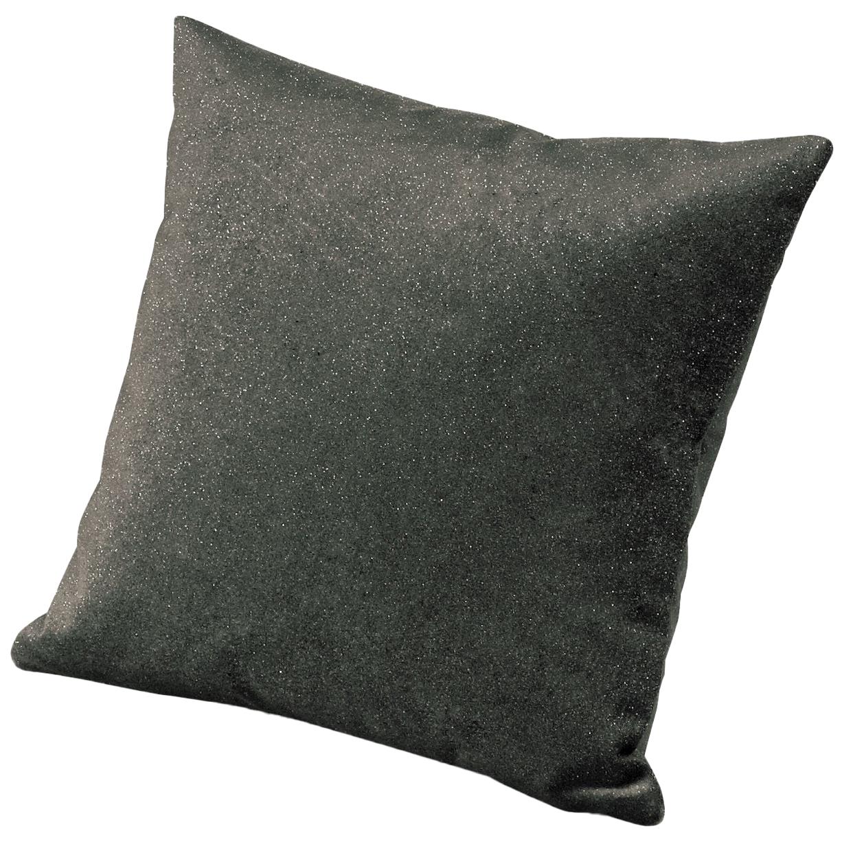 Missoni Home Mahe Cushion with Dark Silver Textured Fabric For Sale