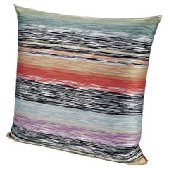 Missoni Home Strasburgo Cushion in Multi-Color with Flame Stitch Print