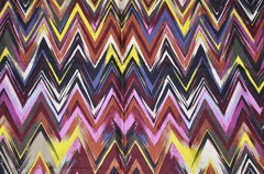 Missoni Iconic Signature MultiColor "ZigZag" Silk Scarf