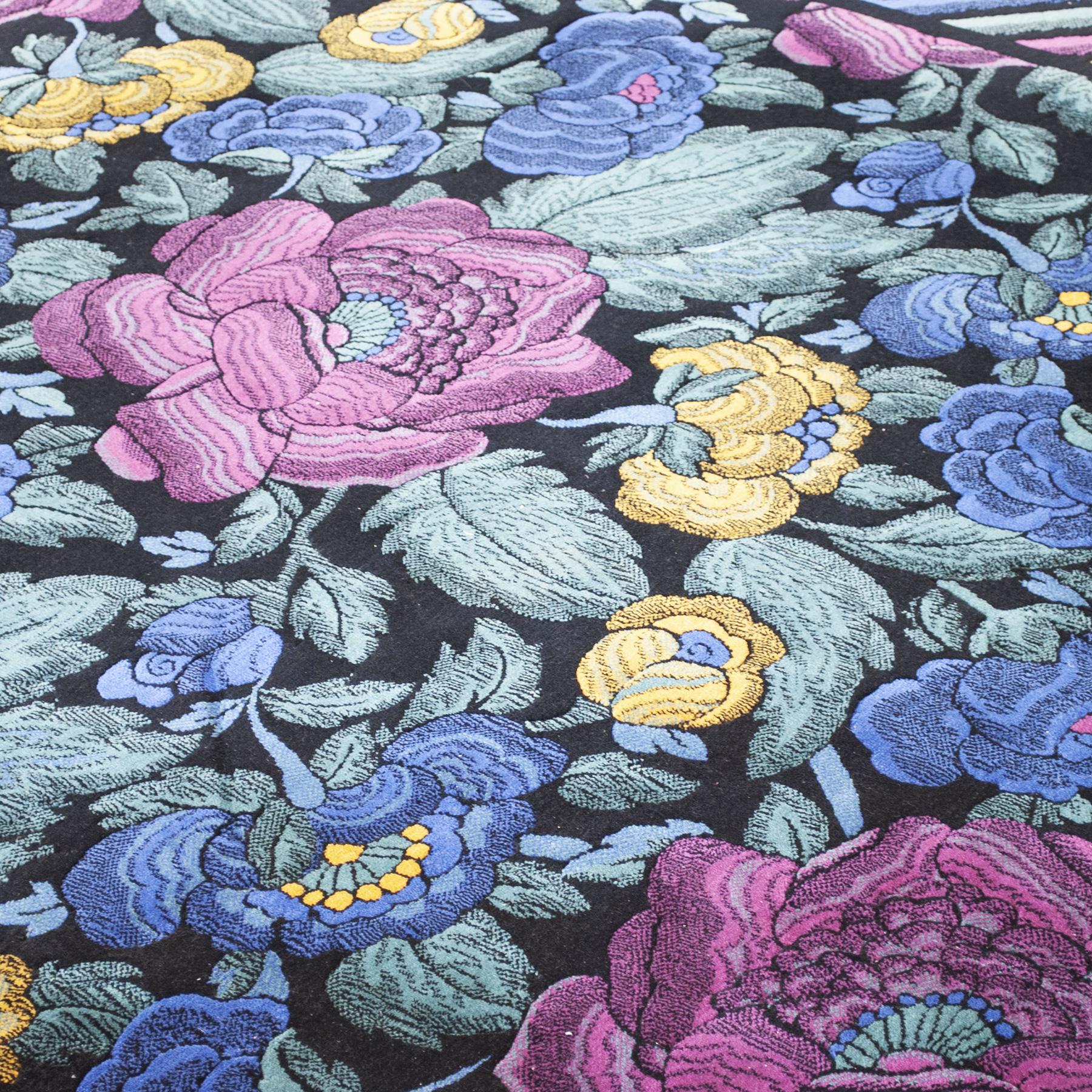 Italienischer Mid-Century-Teppich von Missoni aus den 80er Jahren (Wolle) im Angebot