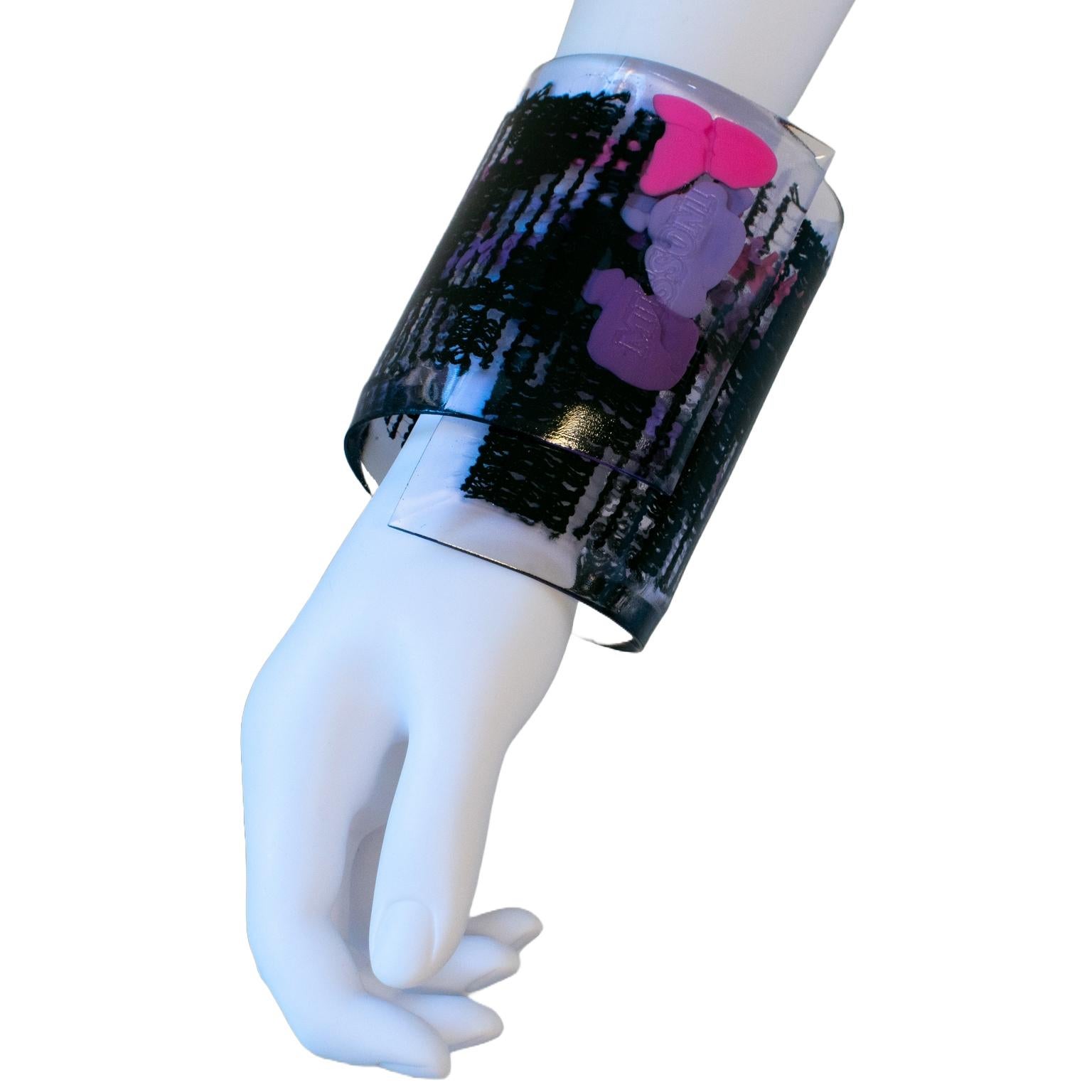 Missoni Bracciale Extra-Largo Multicolor By-Pass Couture Collezione 2014 in vendita 6