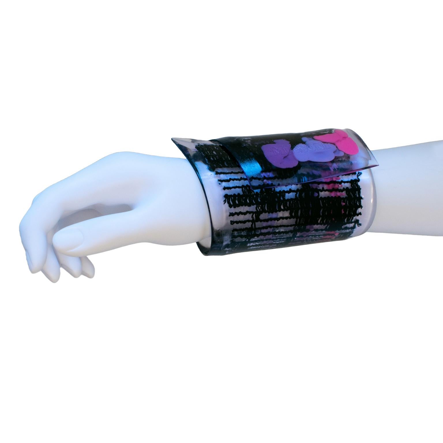 Missoni Bracciale Extra-Largo Multicolor By-Pass Couture Collezione 2014 in vendita 7