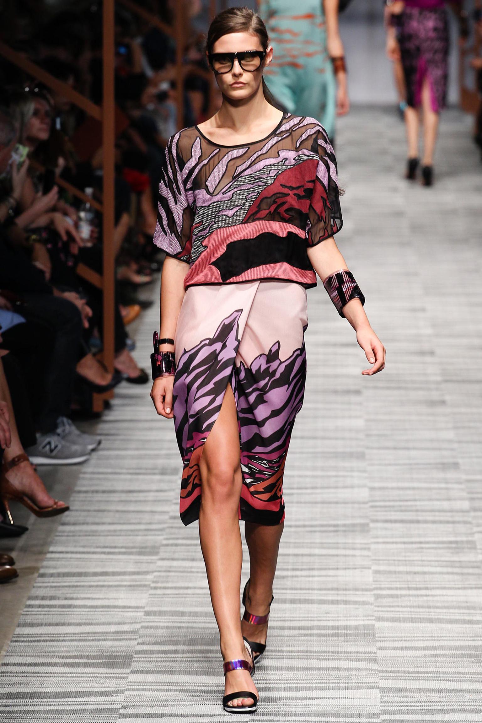 Missoni Bracciale Extra-Largo Multicolor By-Pass Couture Collezione 2014 in vendita 9