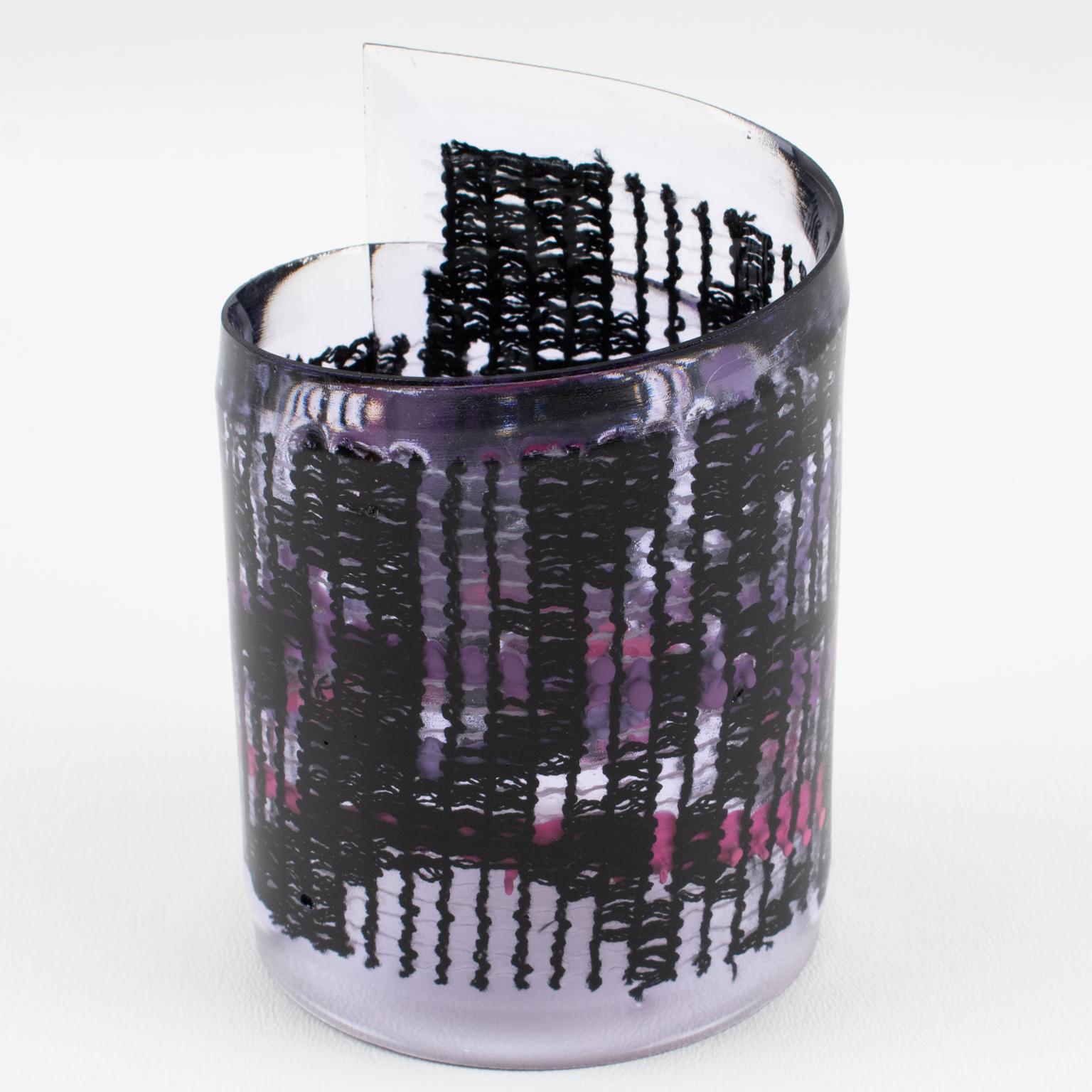 da uomo o donna Missoni Bracciale Extra-Largo Multicolor By-Pass Couture Collezione 2014 in vendita