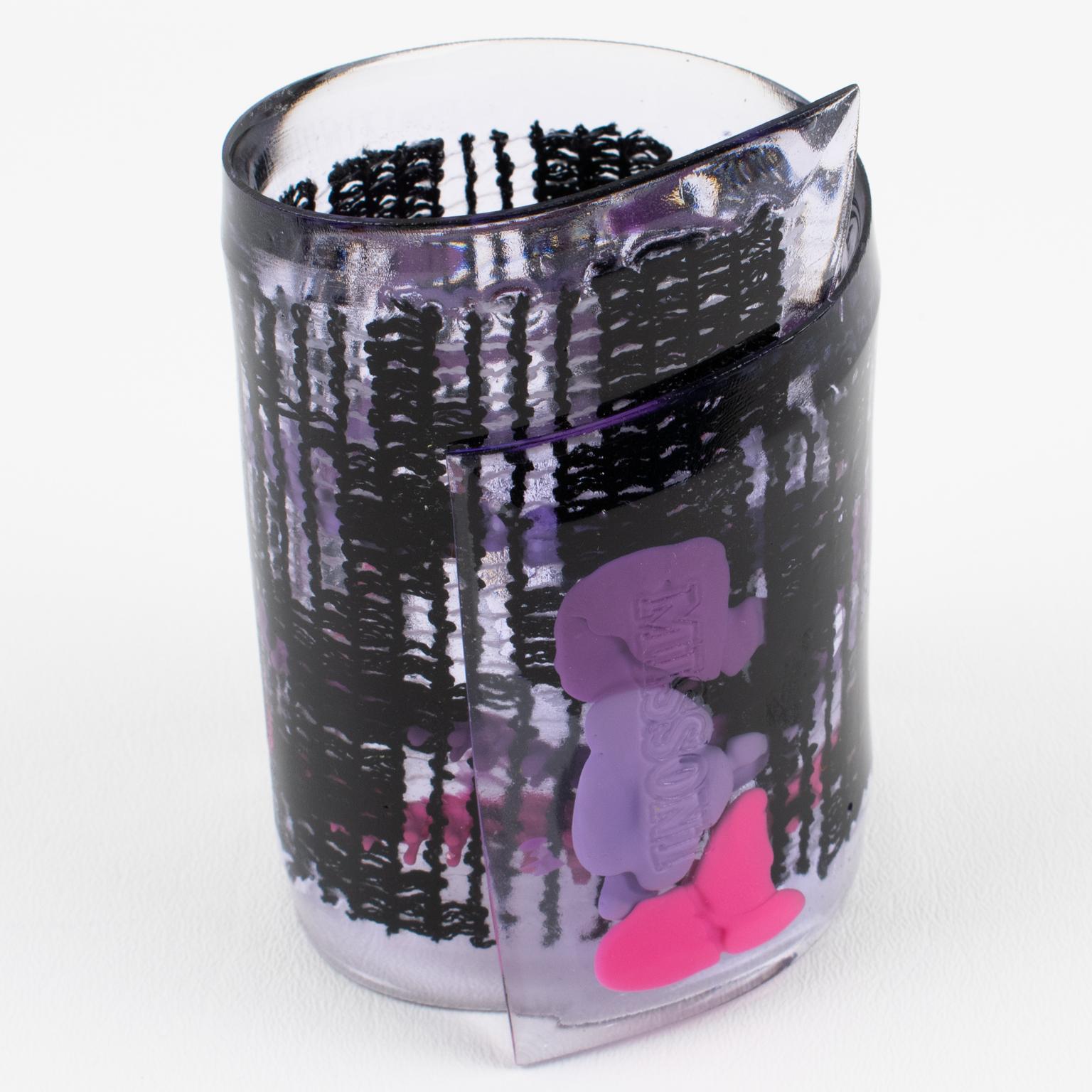 Missoni Bracciale Extra-Largo Multicolor By-Pass Couture Collezione 2014 in vendita 4