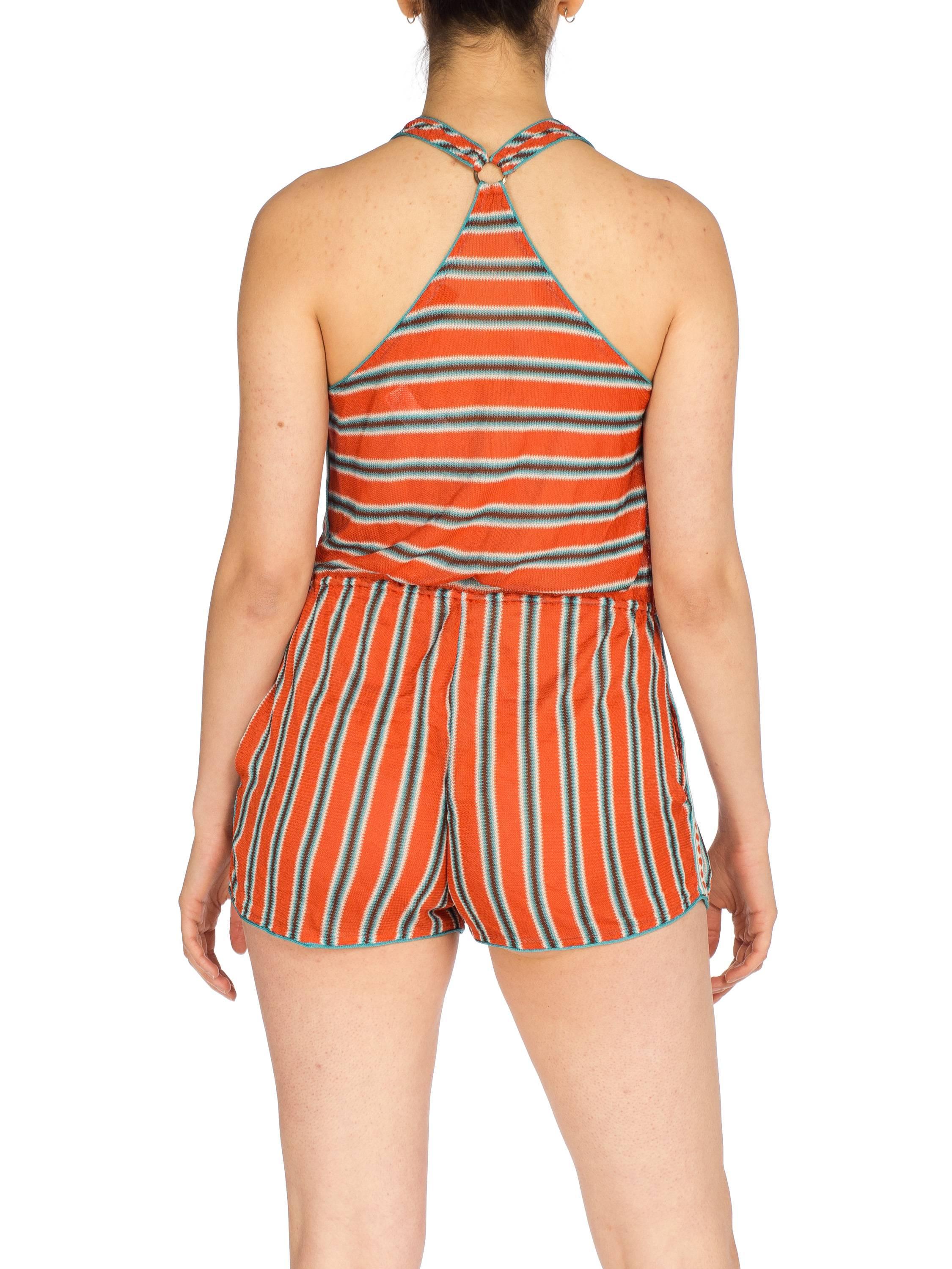 Missoni Knit Halter Romper Jumpsuit 1