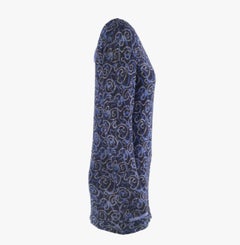 Missoni Knit Mini Dress Blue & Silver - '00s