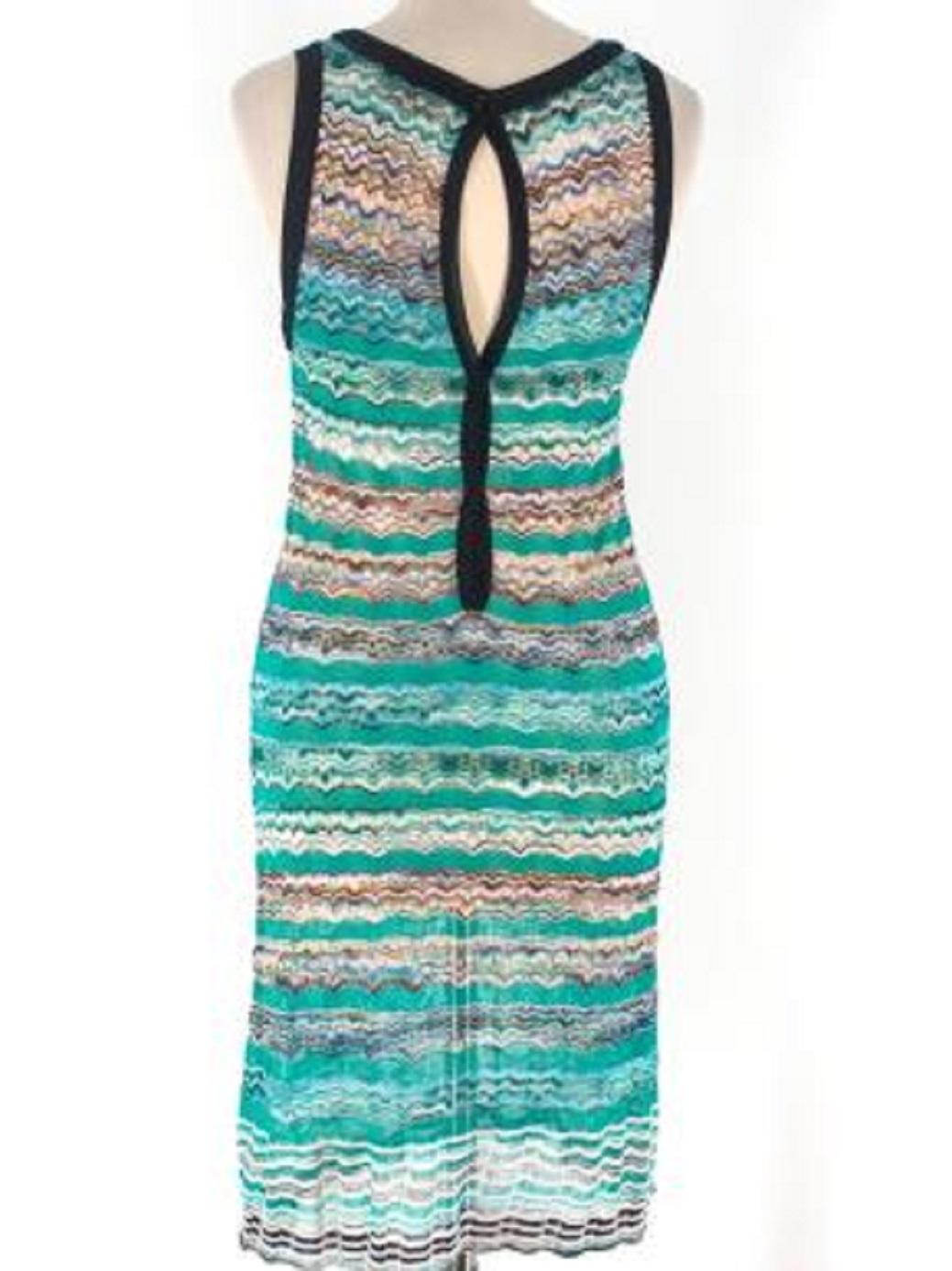 Missoni Knit Patterned Sleeveless Dress In Good Condition For Sale In London, GB