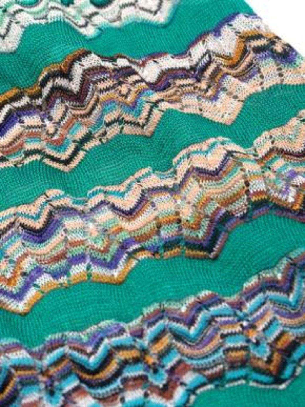 Missoni Knit Patterned Sleeveless Dress For Sale 4