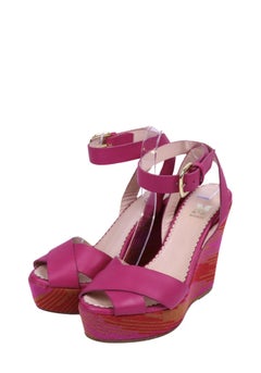 Missoni Knit Platform Wedge Sandals - EU 37