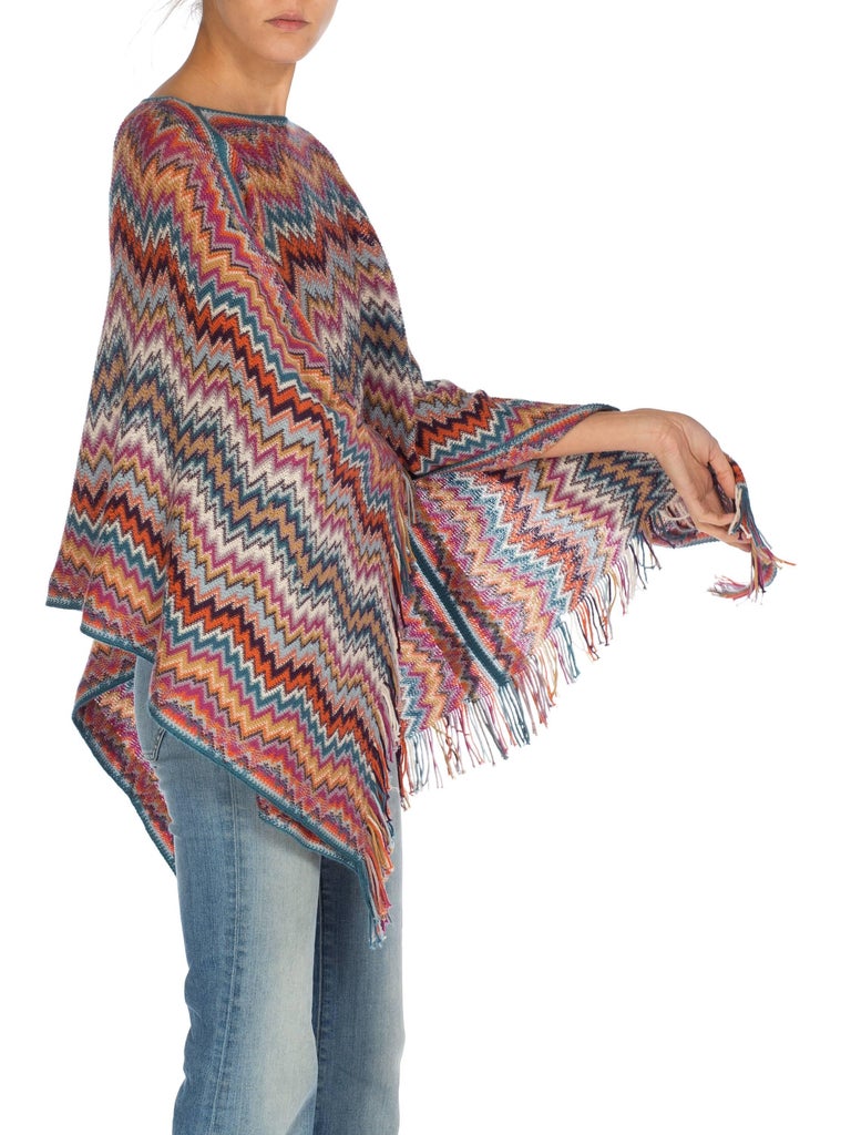 MISSONI Wool knit poncho