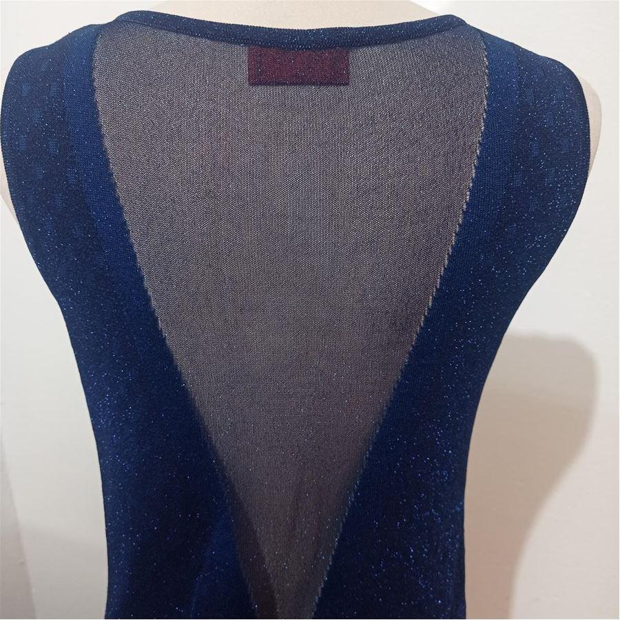 Missoni Lamé dress size 38 In Excellent Condition For Sale In Gazzaniga (BG), IT