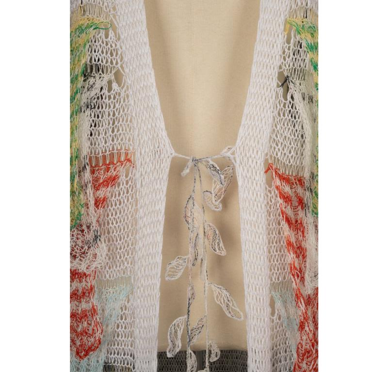 Missoni Long Linen Cardigan, 2019 For Sale 2