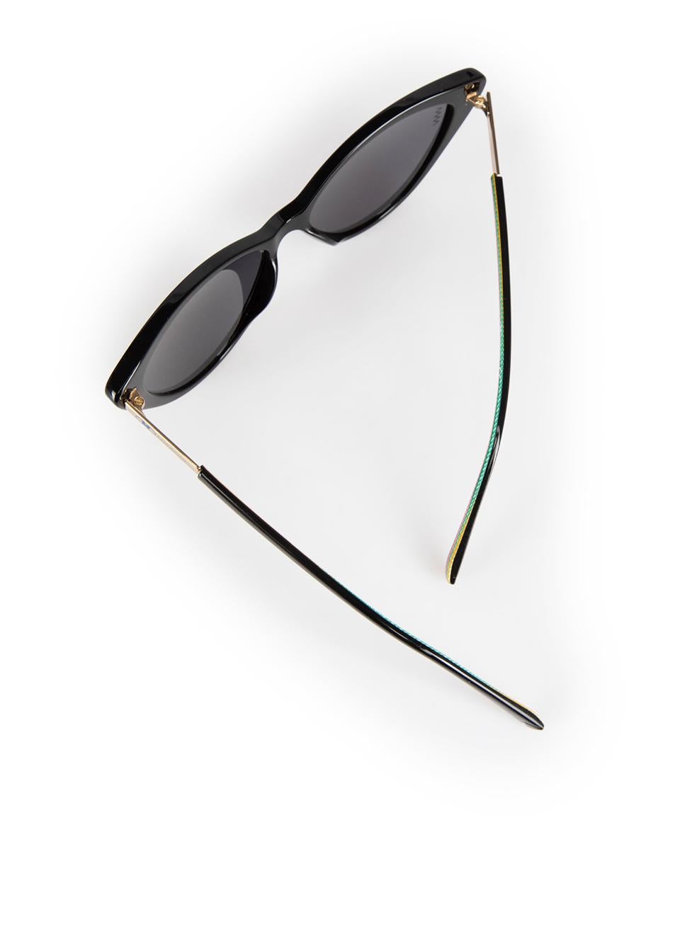 M Missoni M Missoni Lunettes de soleil à monture cat eye noir 2